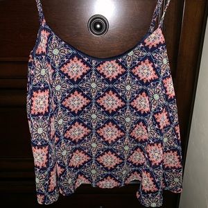 Flowy Pattern Crop Top